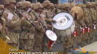 Chile envió banda militar para Contrapunto de Bandas Militares por Fiestas Patrias [upl. by Hickey]