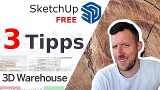 DAS solltest du wissen Sketchup 3D Warehouse  kostenlos Modelle importieren  Rob Renoviert [upl. by Namrej]