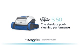 Maytronics S50 robotic pool cleaner top features [upl. by Pearlstein]