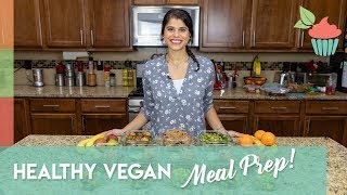 Healthy Vegan Meal Prep  Meal Prep Series [upl. by Quincey]