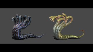 Dungeon Cave Hydra 3D model by SOL [upl. by Devinna671]