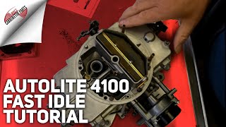 Autolite 4100 Fast Idle Tutorial [upl. by Nosretep78]