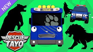 NEW✨Theres a scary animal on the road  Animal Rescue Team  Cartoon for Kids  Tayo English [upl. by Engamrahc]