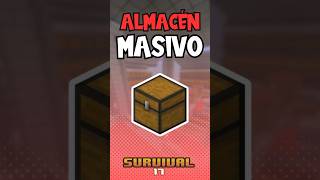 ALMACÉN MASIVO shorts minecraft [upl. by Aschim]