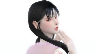 심즈 4 일본 메이크업 CAS Sims 4 Japanese Make Up Look CC List [upl. by Ysnil]