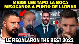 🔴EXPLOTAN MEXICANOS POR MESSI Se Hunde PRENSA MEXICANA Tras quotTHE BEST 2023quot Enloquece ALVARO [upl. by Drhacir637]