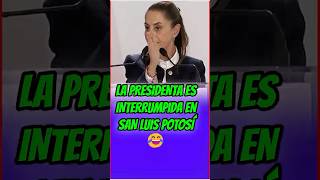 INTERRUMPEN DISCURSO 😂  claudiasheinbaum shorts parati viralvideo mexico usa [upl. by Ymot]