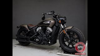 2018 INDIAN SCOUT BOBBER  National Powersports Distributors [upl. by Rodman]