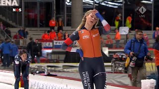 Jutta Leerdam World Championship Sprint 2024 [upl. by Enicar506]