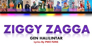 Genhalilintar  Ziggy Zagga  Color Coded Lyrics [upl. by Nytsrik916]