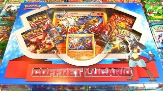 Ouverture du Coffret Pokémon LUCARIO FR  UNE BOX POKEMON BADASS [upl. by Akcimat]