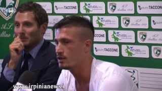 Calcio Avellino presentazione Fabio Pisacane [upl. by Haret321]