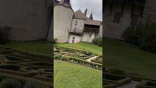 French Garden  Château de Gruyères travel châteaudegruyères shortsfeed shorts [upl. by Belloir630]