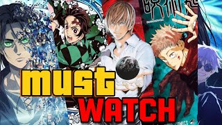 Top 10 must watch anime [upl. by Rafaela]