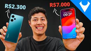 Esse XIAOMI é melhor e mais BARATO que o iPhone 15 R2300 vs R7000 [upl. by Korella]