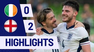 Ireland vs England 02 Highlights Declan Rice Jack Grealish  UEFA Nations League [upl. by Winzler]