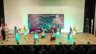 SGTB Khalsa College  Live Bhangra 2020  Delhi University [upl. by Narhem]