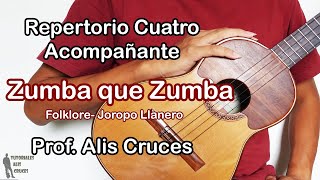 Zumba que Zumba Tutorial Cuatro Acompañante Prof Alis Cruces [upl. by Libbie217]