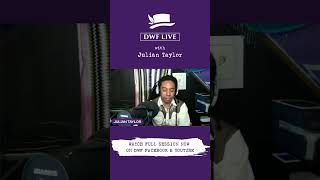 DWF LIVE with Julian Taylor blackhistorymonth [upl. by Ratcliff]