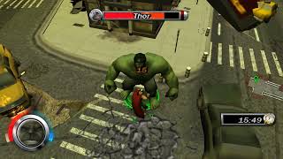 Marvel Ultimate Alliance PSP Modding  Map Enemis Boss From Alliance 2 Sim Mission And Unlock Hulk [upl. by Erhart]