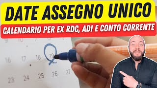 ASSEGNO UNICO 2024 ecco le date ufficiali su conto corrente e non [upl. by Durrace]