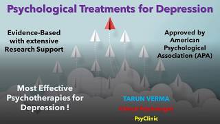 Psychological Treatments for Depression  Evidencebased Psychotherapies List by APA [upl. by Eilis]