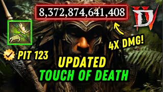 Diablo 4 BEST Touch of Death Build UPDATE [upl. by Lukasz]