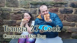 Trangia 27 cook Currywurst Hot Dogs [upl. by Obe839]