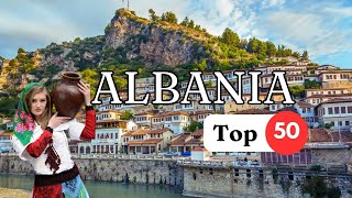 Top 50 Beautiful Places You Can Visit in Albania  4K [upl. by Noivad]