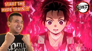 Demon Slayer Movie Kimetsu no Yaiba  Infinity Train Trailer 2PV2 REACTION 鬼滅の刃 無限列車編 予告編 第1弾 [upl. by Hterag456]