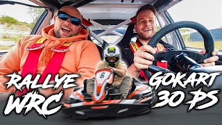 Mitfahrt im Rallye WRC amp 30PS GoKart Action I RD48 [upl. by Kathy]