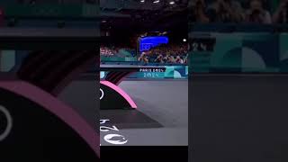 Amazing table tennis snake shot in 2024 olympics [upl. by Jarvis]