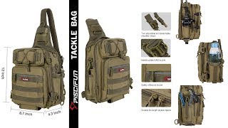 Pack all your GEAR in one Bag  Piscifun Waterproof Tackle Bag [upl. by Nirehtac]