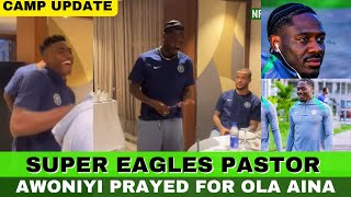 WATCH As The Team Pastor Awoniyi Prayed and Celebrated With Ola Aina With The Rest Of The Squad [upl. by Solomon161]