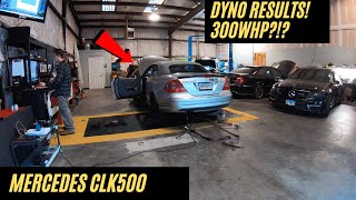 FINALLY DYNO TUNING My Mercedes CLK500 at RaceIQ Performance [upl. by Weil445]