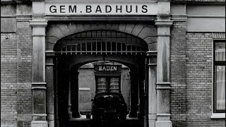 1955 Volautomatische badhuizen in AmsterdamOost en AmsterdamWest  oude filmbeelden [upl. by Nonnaer]