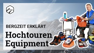 Hochtour Ausrüstung amp Tipps zum Rucksackpacken  Bergzeit [upl. by Hugh]