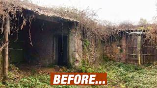 We bought Abandoned Stone House  Start to Finish 1 YEAR TIMELAPSE Full Renovation [upl. by Aikel]