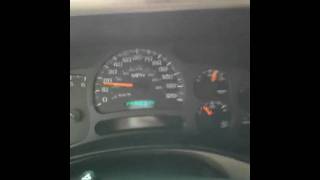 4wd launch in supercharged Tahoe with headers amp GT23 cam 085mph [upl. by Aikimat]