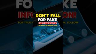 Don’t fall for fake information [upl. by Micki]