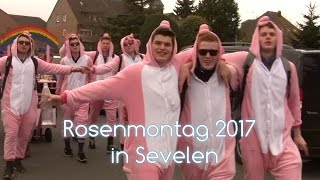 Rosenmontag in Sevelen 2017  Schiebkarrenrennen und Karneval [upl. by Ho463]