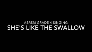 ABRSM Shes like the Swallow G4 singing [upl. by Zul]