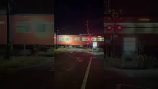 かなり飛ばすキハ47 キハ47 山口線 山口市 山口県 国鉄 jr西日本 鉄道 列車 train trainvideo railway railroad 赤 踏切 通過 [upl. by Tanhya]