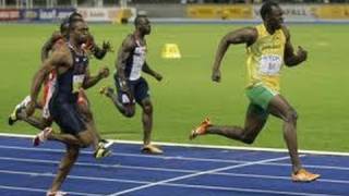 Usain Bolt breaks 100m World Record [upl. by Orth]