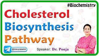 Cholesterol Biosynthesis Pathway  Biochemistry [upl. by Caressa]