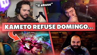 DOMINGO OUTRÉ PAR LA RAISON DU REFUS DE KAMETO  Best Of LoL 862 Réactions [upl. by Neeleuqcaj]