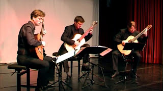 Munich Guitar Trio plays Baiao de Gude P Bellinatti [upl. by Naaitsirhc139]