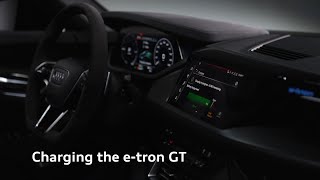 Audi Tech Tutorial Charging the etron GT [upl. by Oterol]