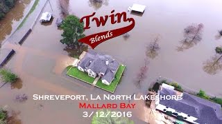 Mallard Bay Flooding Shreveport La 3122016 [upl. by Ecirahs]