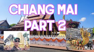 Chiang Mai 2024 VlogPart 2Temple VisitfoodsThaifestUltimate GuideMae Kampong VillageThailand [upl. by Raynor]